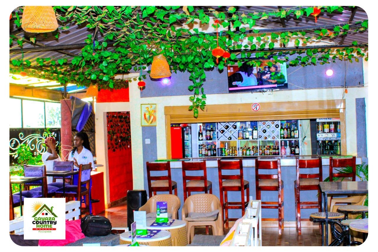 Covered dining and seating area